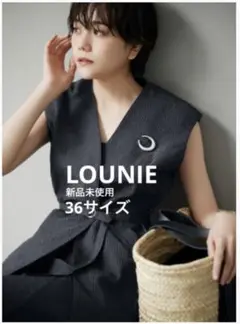 ルーニー　カットジャガードジレ　新品未使用 2025年最新】LOUNIE カラー：ブラック系 ベスト・ジレの人気
