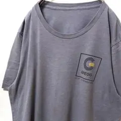 グレッグエレクトリックco ロゴ Tシャツ グレー 灰色 古着