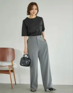 ストレートパンツ（ヘビロテ×田中里奈）　トップスsunny houst セット