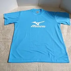 新品■Mizuno■ミズノ■メンズ■Tシャツ■ブルー■水色■Ｌ