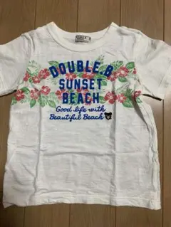 DOUBLE.B 花柄 Tシャツ 110
