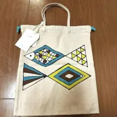 本日限定SALE☆新品　ミナペルホネン バッグ　巾着　キッズ　pesce 魚