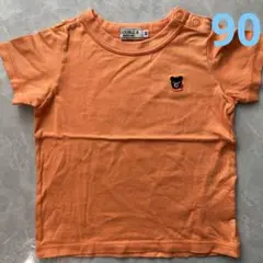 ダブルB 半袖Ｔシャツ　オレンジ　90