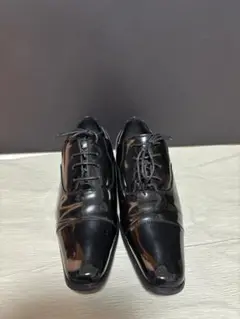 【美品】SARABANDE スクエアトゥストレートチップ　結婚