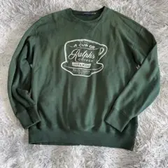 Polo Ralph Lauren グリーン スウェット トレーナー コーヒー