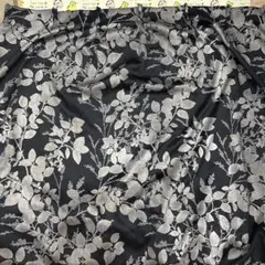 遮光カーテン　100cm×200cm ブラック柄