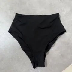 H&M ブラック ハイウエストビキニボトム