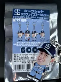 西武ライオンズ 西川愛也 選手 デカフェイスキーホルダー ⭐︎セット売り可⭐︎