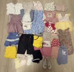 女の子　まとめ売り　90cm 上履き14cm 30点