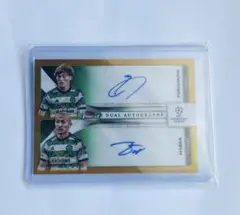 2023-24 TOPPS FINEST 前田 古橋 直筆サインカード 50シリ