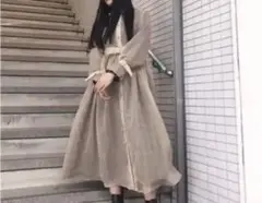 【jouetie 】ジュエティ シースルー2WAYワンピース ベージュ