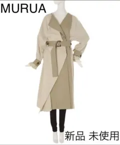 【新品、未使用☆】MURUA ステッチカラートレンチコート