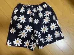 ブリーズ　フラワー　4分丈　総柄　アクティブパンツ　水陸両用　130