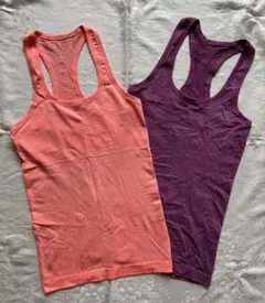 ルルレモン lululemon タンク ライトカラー