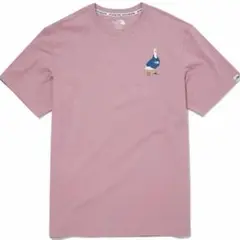 THE NORTH FACEザノースフェイス プリントTシャツ アヒルMピンク