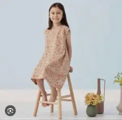 新品UNIQLO×PAUL & JOE 花柄ノースリーブワンピース 140