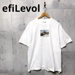 efiLevol エフィレボル メンズビッグサイズTシャツ 4 ホワイト