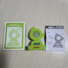ATOM ボイスクロック 置時計 緑色