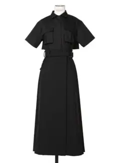 sacai suiting mix dress ワンピース