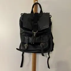 ✨美品✨ コーチ リュック レザー ブリーカー 86929 大容量 黒 ブラックカーフレザーcoach レザーリュック