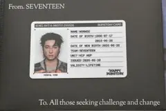 SVT NEW BURSTDAY Ver. ID wonwoo