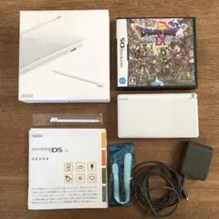 ニンテンドー DS Lite 本体 クリスタルホワイト 動作確認◎おまけ付き！