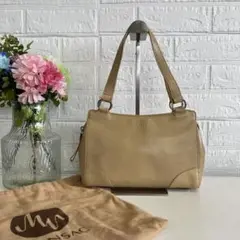 MONSAC　モンサック 　ハンドバッグ　肩掛け　ベージュ系　2615
