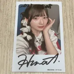 チェキ風フォトカード 青木陽菜 直筆サイン ③