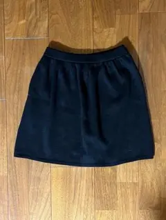 美品◇イブ サン ローラン◇130◇ニットスカート◇ブラック 黒色◇子供服