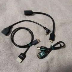 ミニHDMI to HDMIケーブル　4種類セット