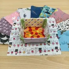 ★B017★ カットクロス/プリント生地/国産/25cm×25cm/10点