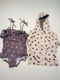 美品テーターテート95女の子水着とラッシュガード