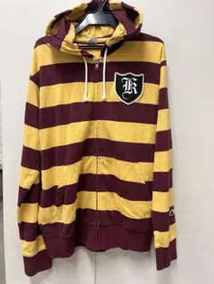 Champion チャンピオン　ジップアップ パーカー M ボーダー