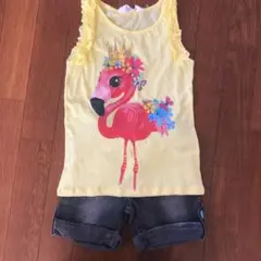H&M ラメ入りキャミソール　130 【未使用】