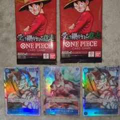ワンピースカード　ニューゲート　白ひげ　パラレル　受け継がれる意志