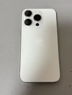 超美品 iPhone15 Pro 256GB ホワイトチタニウム SIMフリー