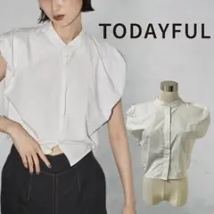 TODAYFUL パフショルダーコンパクトシャツ 谷まりあ様着用 TODAYFUL - TODAYFUL パフショルダーコンパクトシャツ 谷まりあ