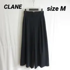 CLANE タック イージー ワイドパンツ スラックス フレアパンツ クラネ M