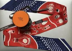 HERMES パヒューム柄 ツイリー