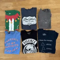 US古着 Lサイズ相当 Tシャツ 6枚セット 格安　まとめ売り　セール