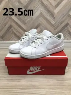 Nike スニーカー ウィメンズコートロイヤル　23.5 ホワイト　白　箱あり