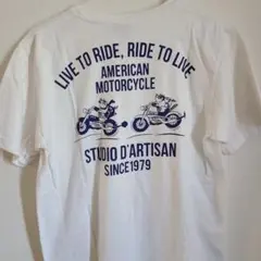 美品　STUDIO D'ARTISAN スタジオダルチザン　Tシャツ　L