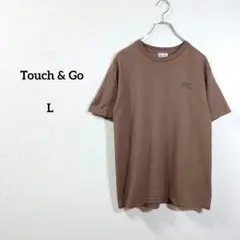 タッチアンドゴー　Tシャツ　半袖　ブラウン 　ARROW MOUNTAIN
