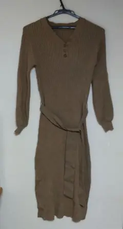 Lily Brown ロングワンピース ニット