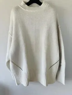 【新品未使用】パイピングオーバーサイズニット