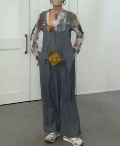 CFT artpaint sheerloose tops/powder blue