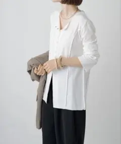 Omekashi スナップボタンカーディガン