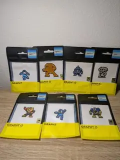 GRAPHT　ロックマン　2WAYワッペン　7点セット