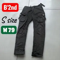B'2nd ブラックカーゴパンツ　ほぼ未使用