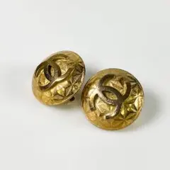 ✨美品✨ シャネル CHANEL イヤリング ココマーク ゴールド サークル
